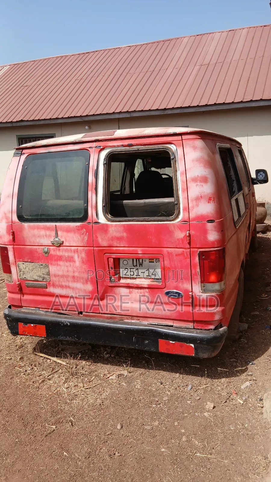 Ford E350 2008 Red