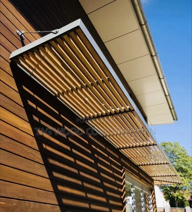 Wood Metal Pergola Hanging