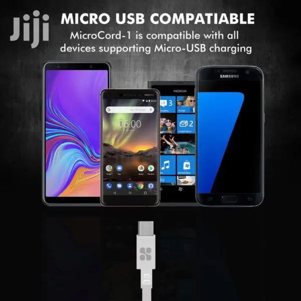 Promate Microcord-1 Super-Durable Data Charge USB-A
