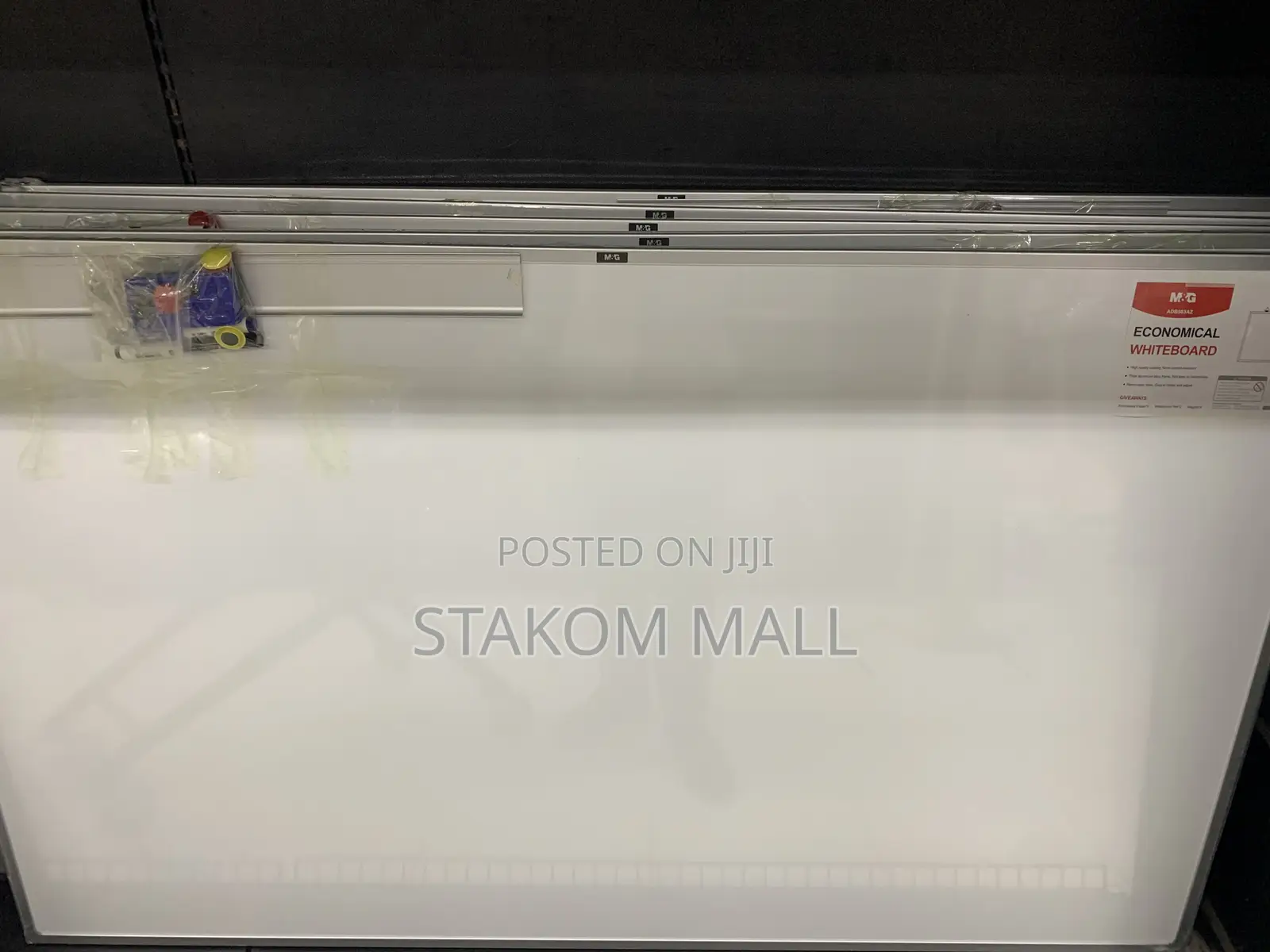 White Marker Board - 120 by 240cm Foreign Board Set With Stand