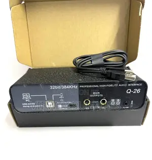 Teyun Q26 2 Channels Professional Audio Interface Sound Card Console