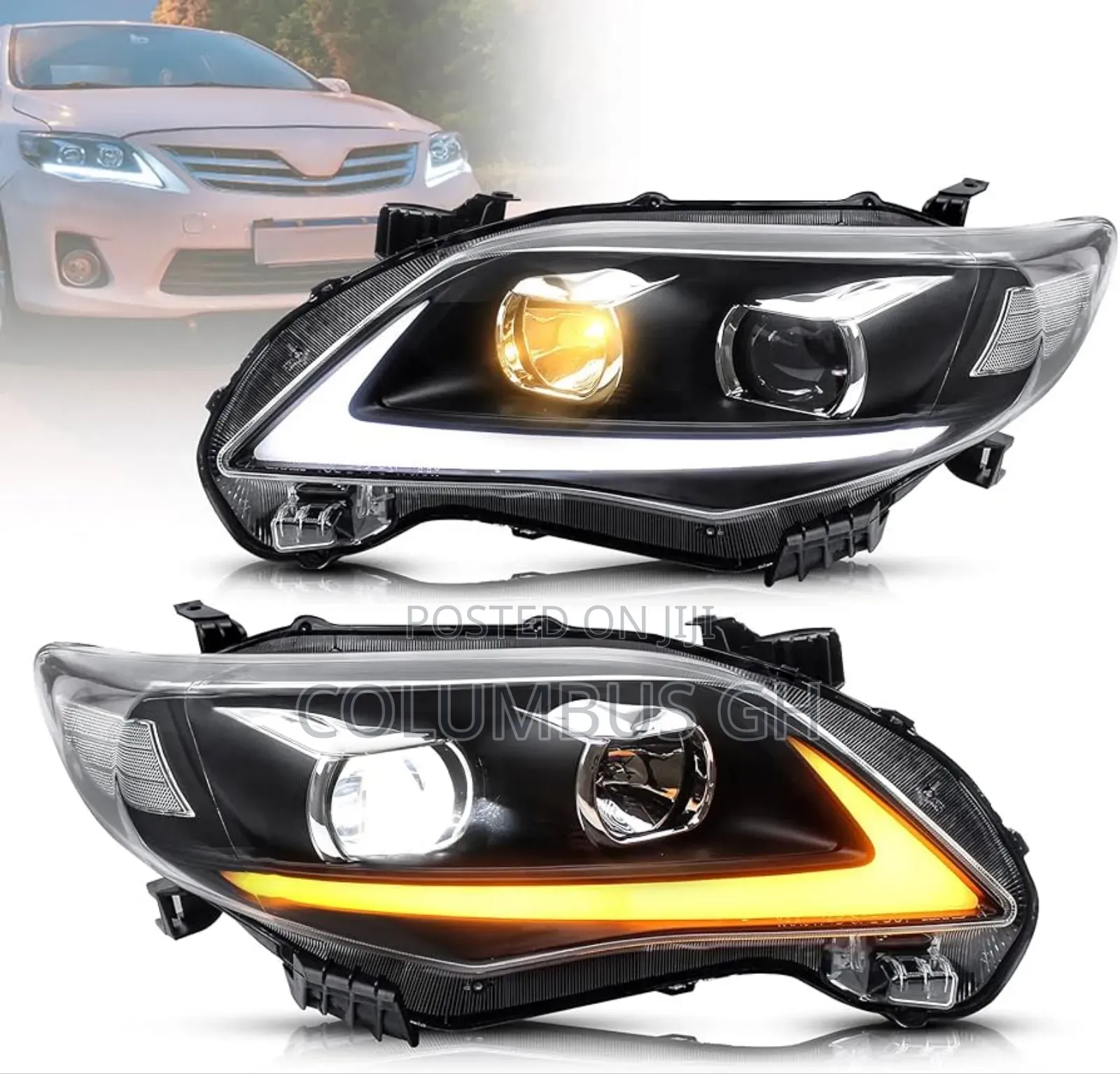 Toyota Corolla Upgrade 2011 2013 Headlight Pair