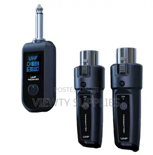Xtuga S2 Uhf Wireless Microphone Converter XLR Transmitter Receiver