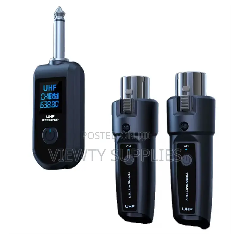 Xtuga S2 Uhf Wireless Microphone Converter XLR Transmitter Receiver