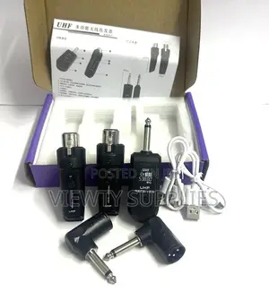 Xtuga S2 Uhf Wireless Microphone Converter XLR Transmitter Receiver