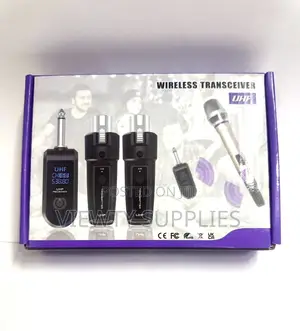 Xtuga S2 Uhf Wireless Microphone Converter XLR Transmitter Receiver