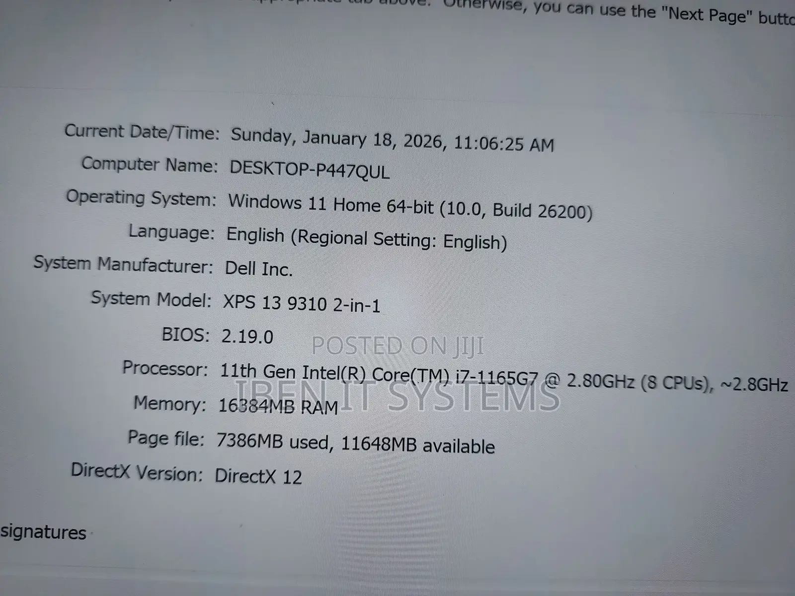 Laptop Dell XPS 13 9310 16GB Intel Core i7 SSD 1T