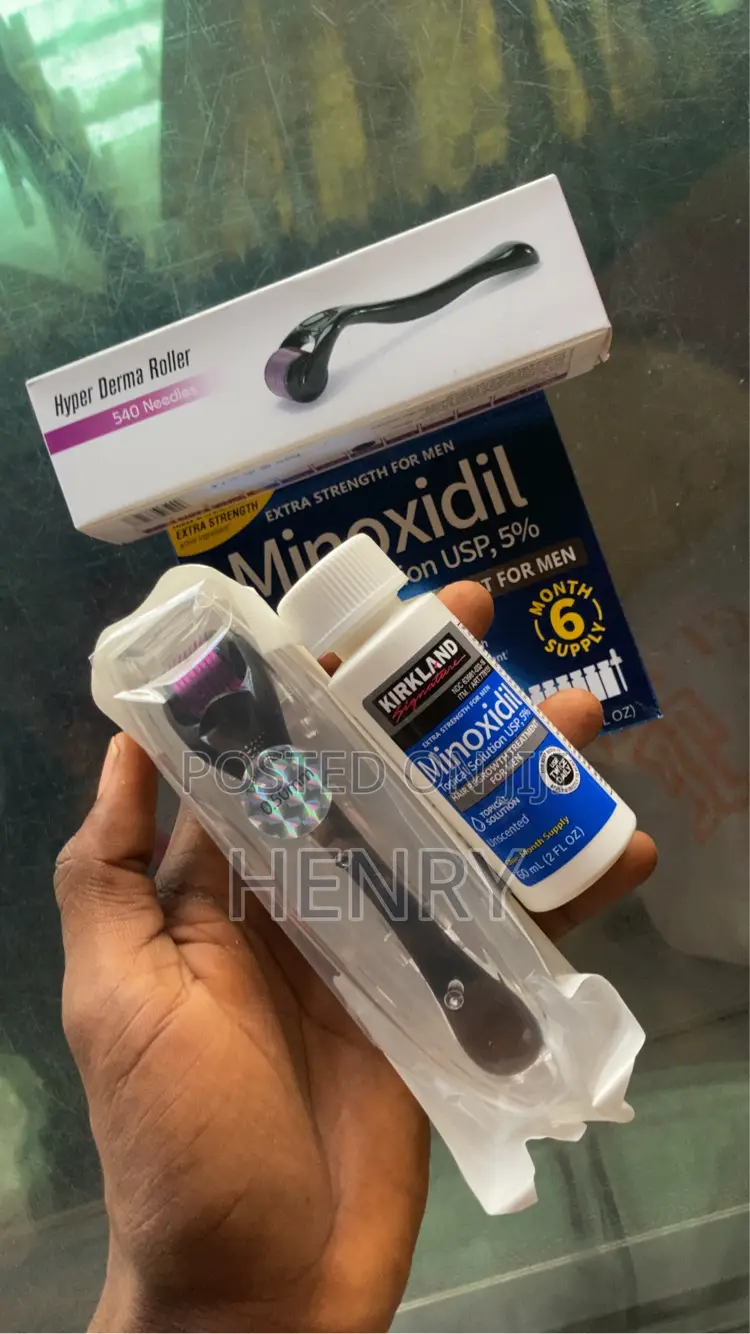 Kirkland Minoxidil And Derma Roller