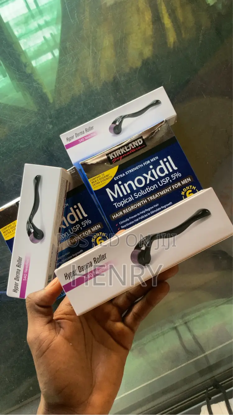 Kirkland Minoxidil And Derma Roller