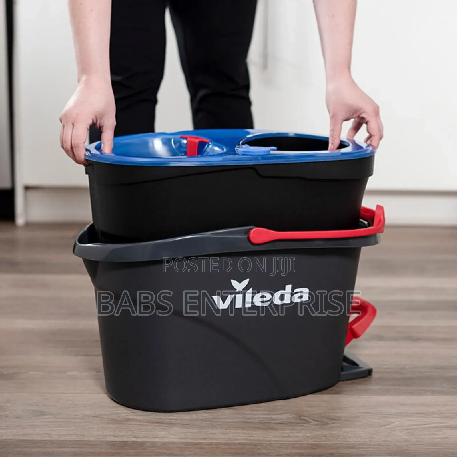 Vileda Rinseclean Spin Mope & Two Bucket System