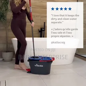 Vileda Rinseclean Spin Mope & Two Bucket System