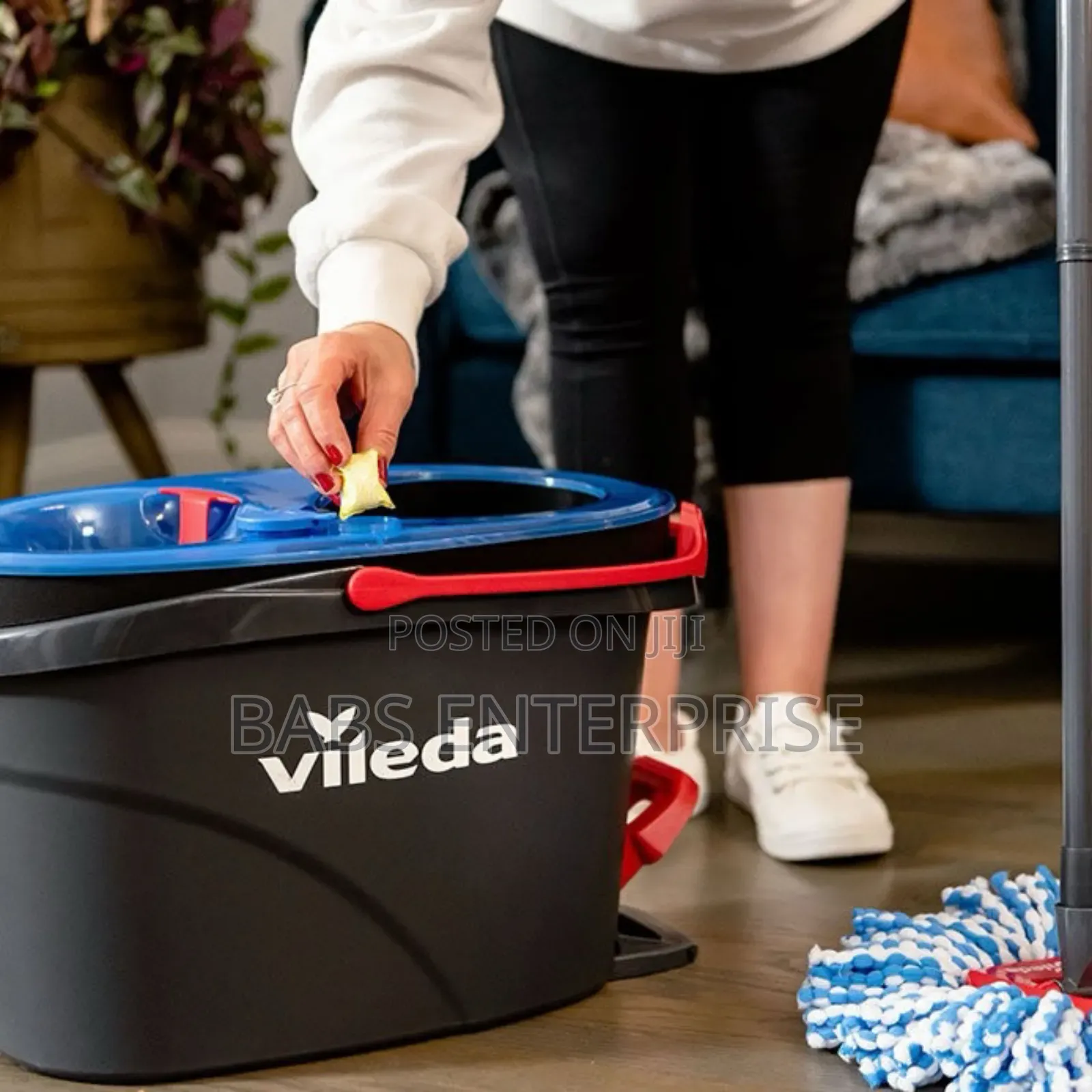 Vileda Rinseclean Spin Mope & Two Bucket System