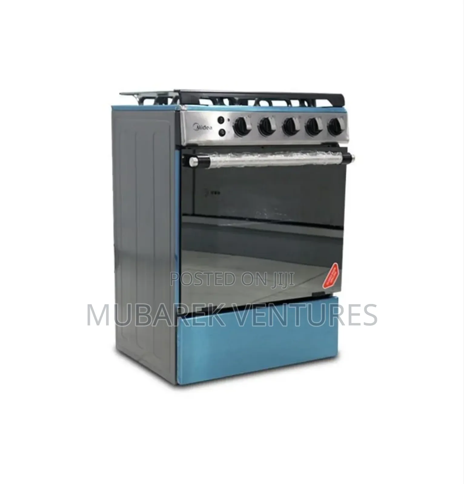 Midea 4 Burner Gas Cooker Silver