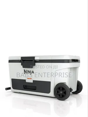 Ninja Frostvault 65qt/ 61l Wheeled Cooler With Dry Zone, Could White