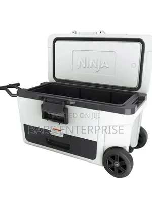 Ninja Frostvault 65qt/ 61l Wheeled Cooler With Dry Zone, Could White