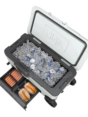 Ninja Frostvault 65qt/ 61l Wheeled Cooler With Dry Zone, Could White