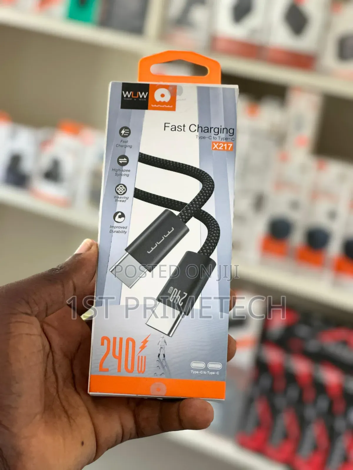 Wuw 240w Type C to C Cable