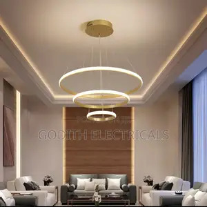 Gold Pendant Fixture Tricolor