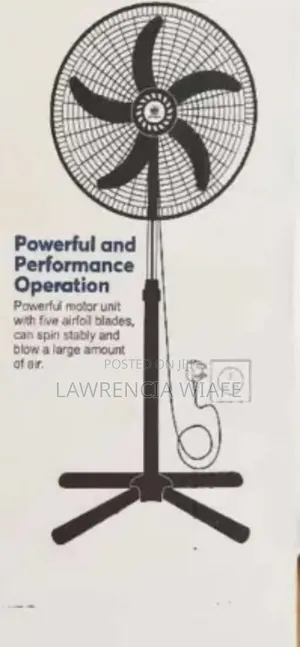 Luxtrend Standing Fan With 3 Speed