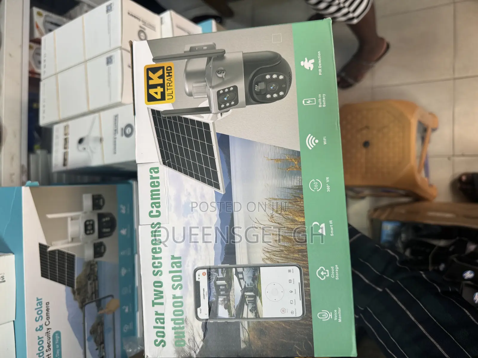 Double Lens 2 Camera 4g Solar CCTV Surveillance Camera