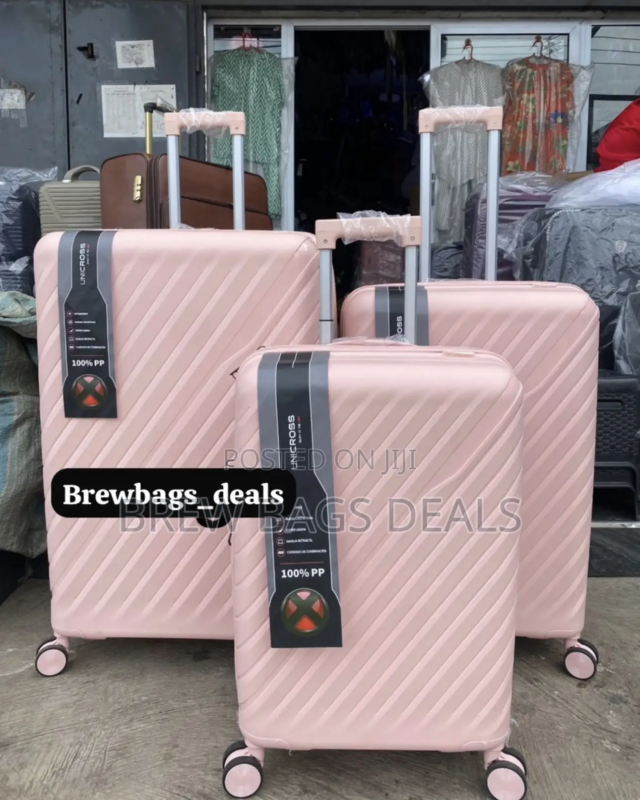 Quality 3set Anti Theft Zip Double Zip Expansion Traveling Bag