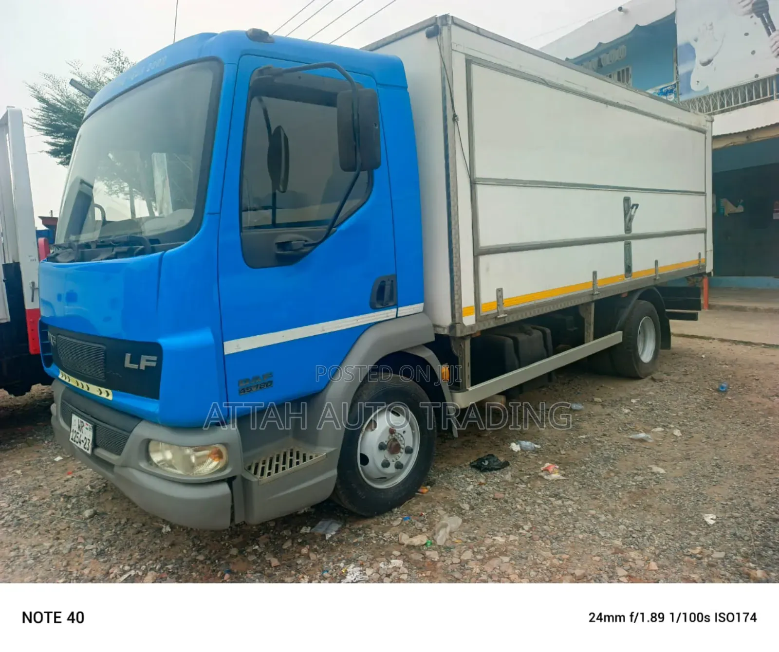 DAF Lf Container 2002 Blue for Sale