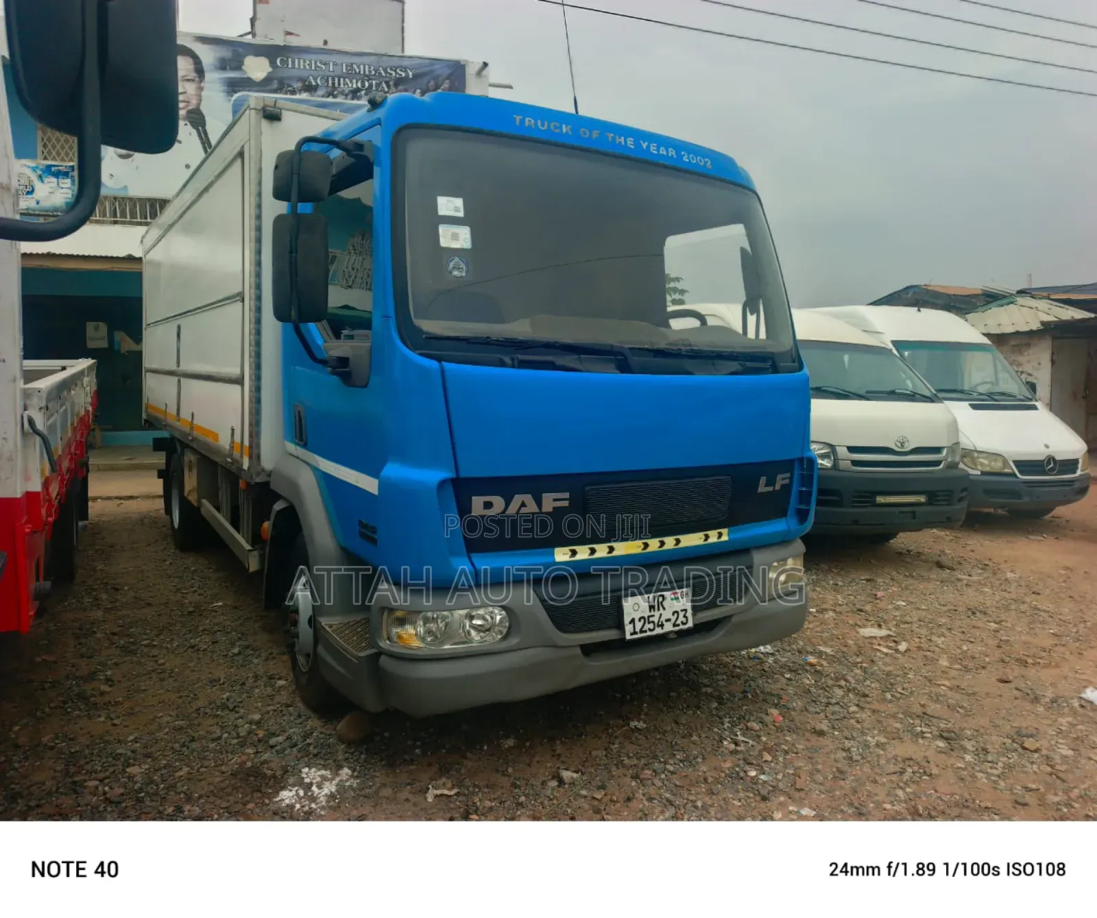 DAF Lf Container 2002 Blue for Sale