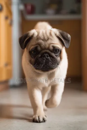 1-3 months Female Purebred Pug