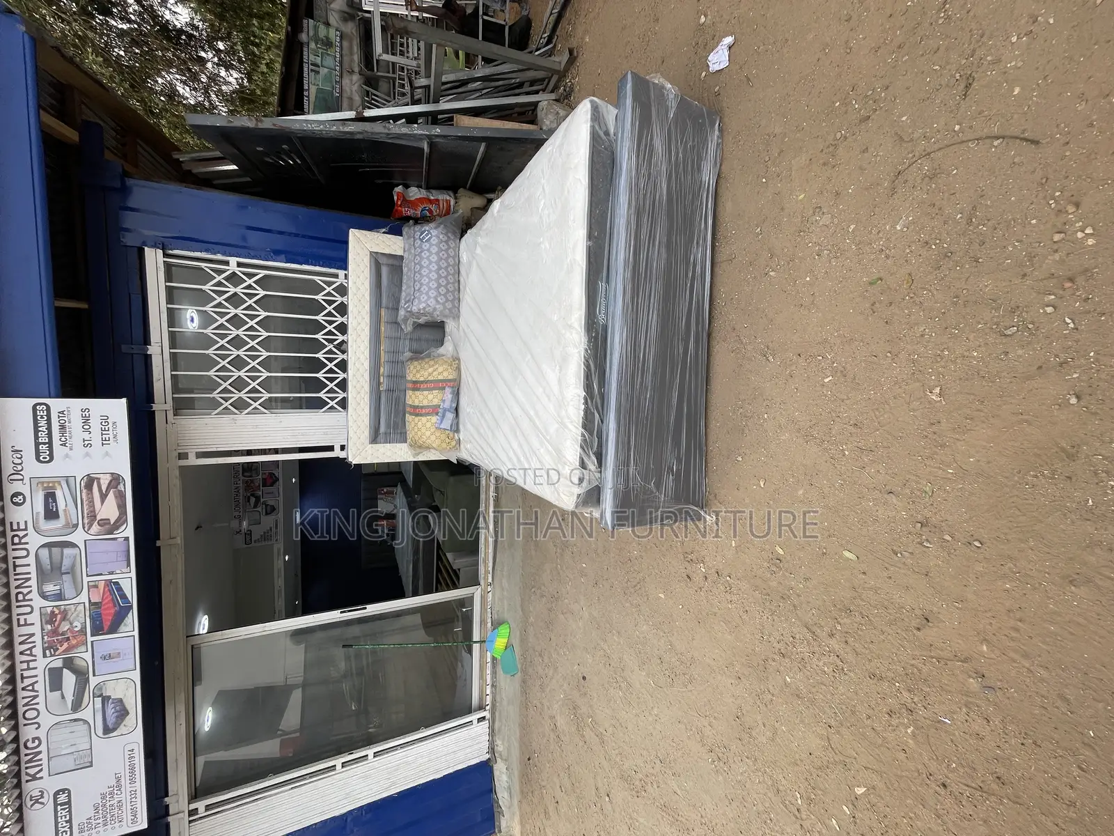 Double Bed And Mattress