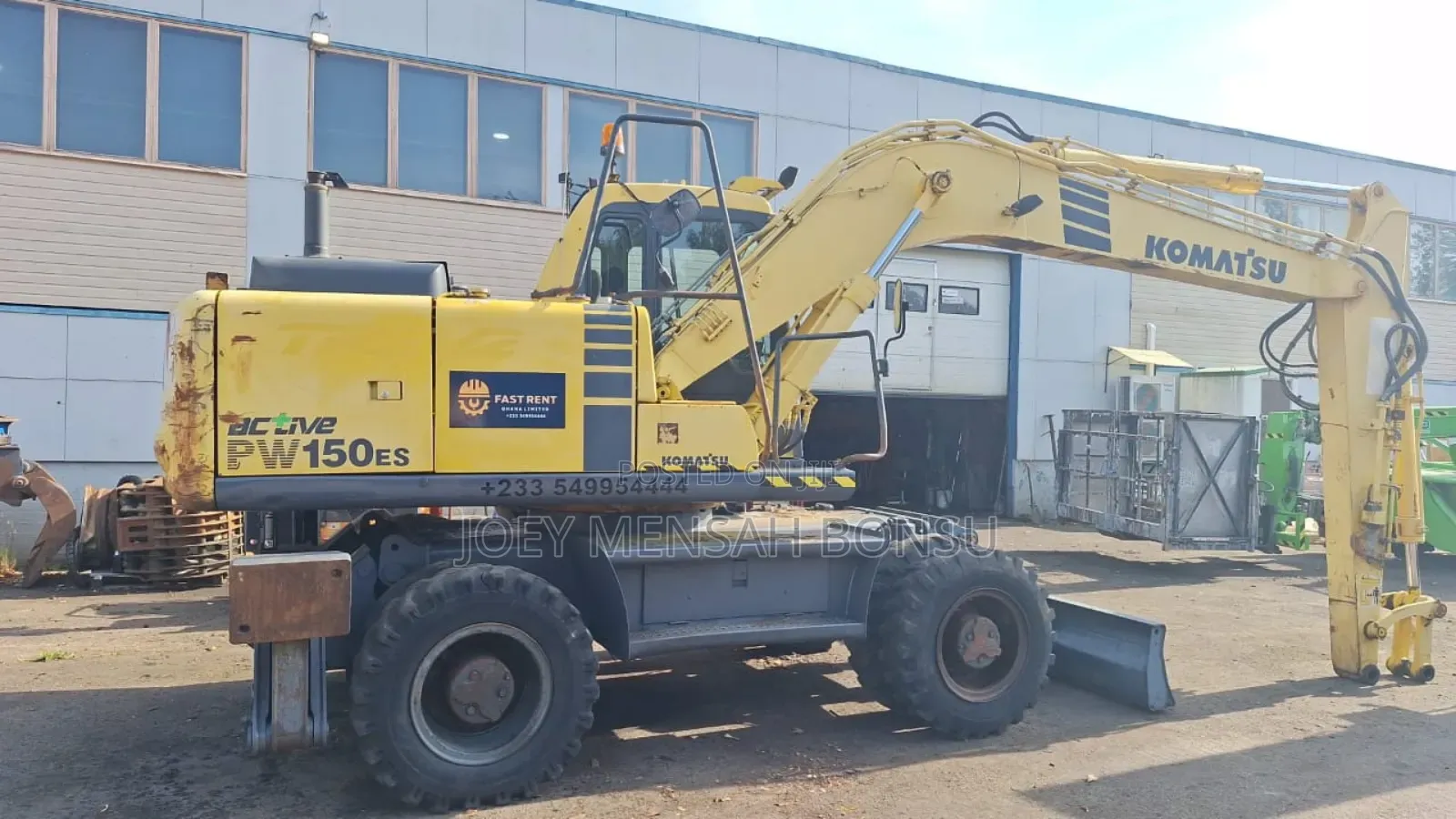 Tire (Wheel) Excavator for Town Works