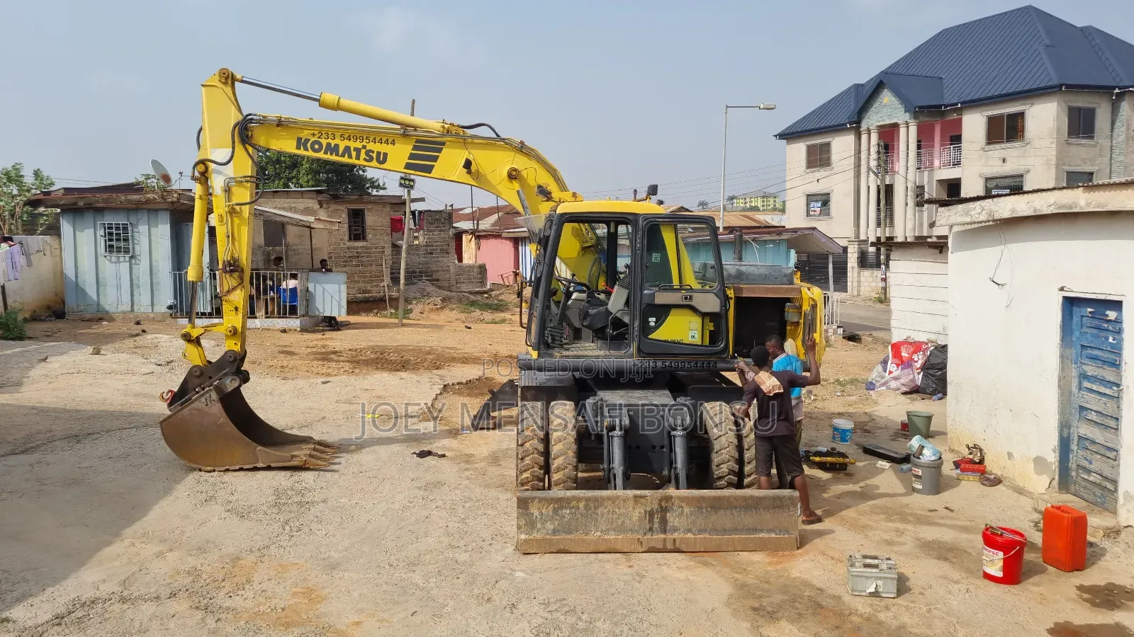 Tire (Wheel) Excavator for Town Works