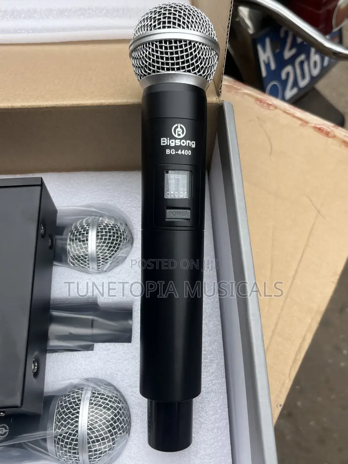 Bigsong Bg-4400 4-in-1 Professional Wireless Microphone