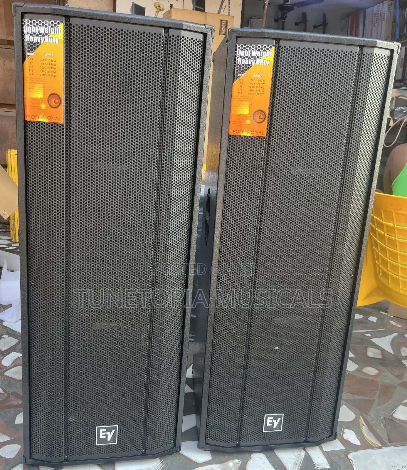 Electro-Voice (Ev) Full-Range Passive Speakers