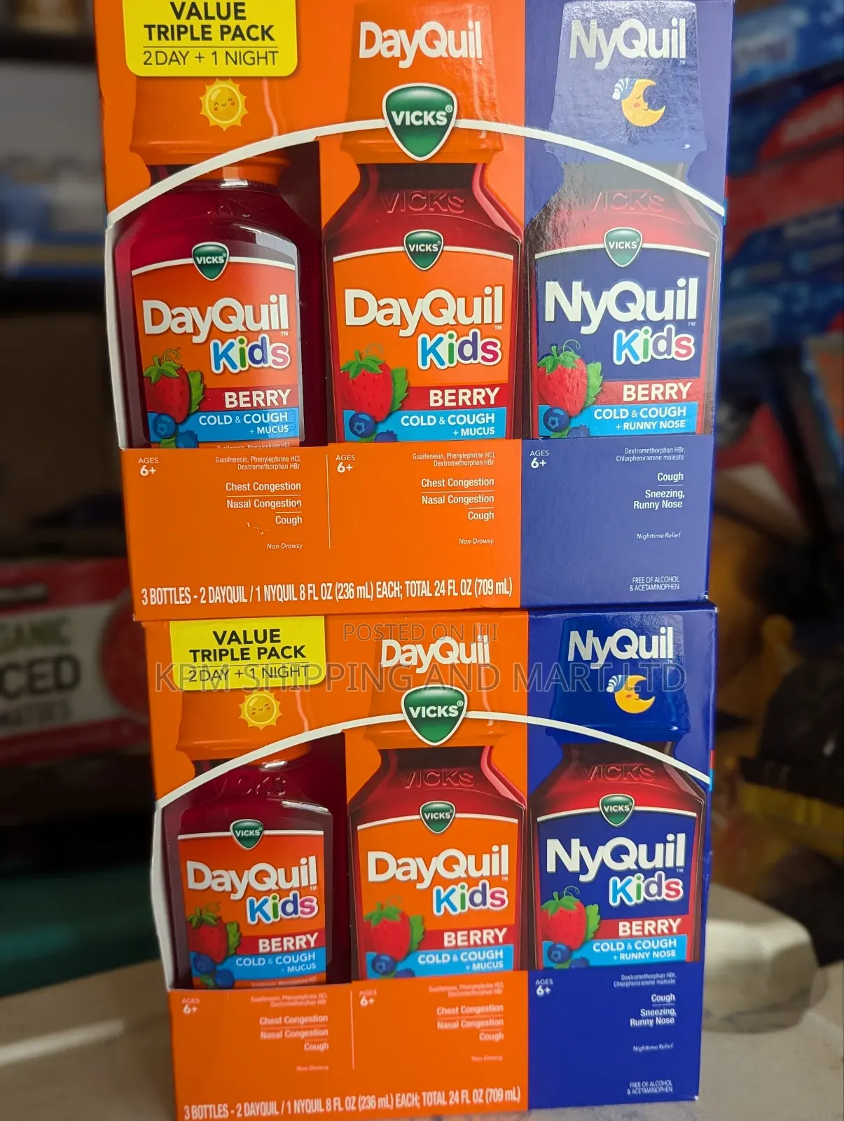Dayquil Nyquil Kids(Cold and Cough+Runny Nose)