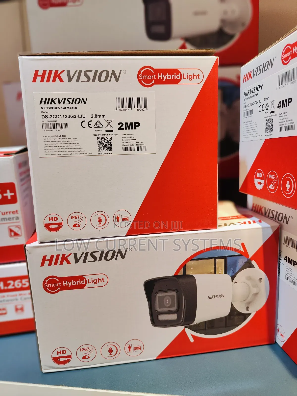 Hikvision Ip Poe 2mp Bullet Cctv Camera Audio Smart Light Ip