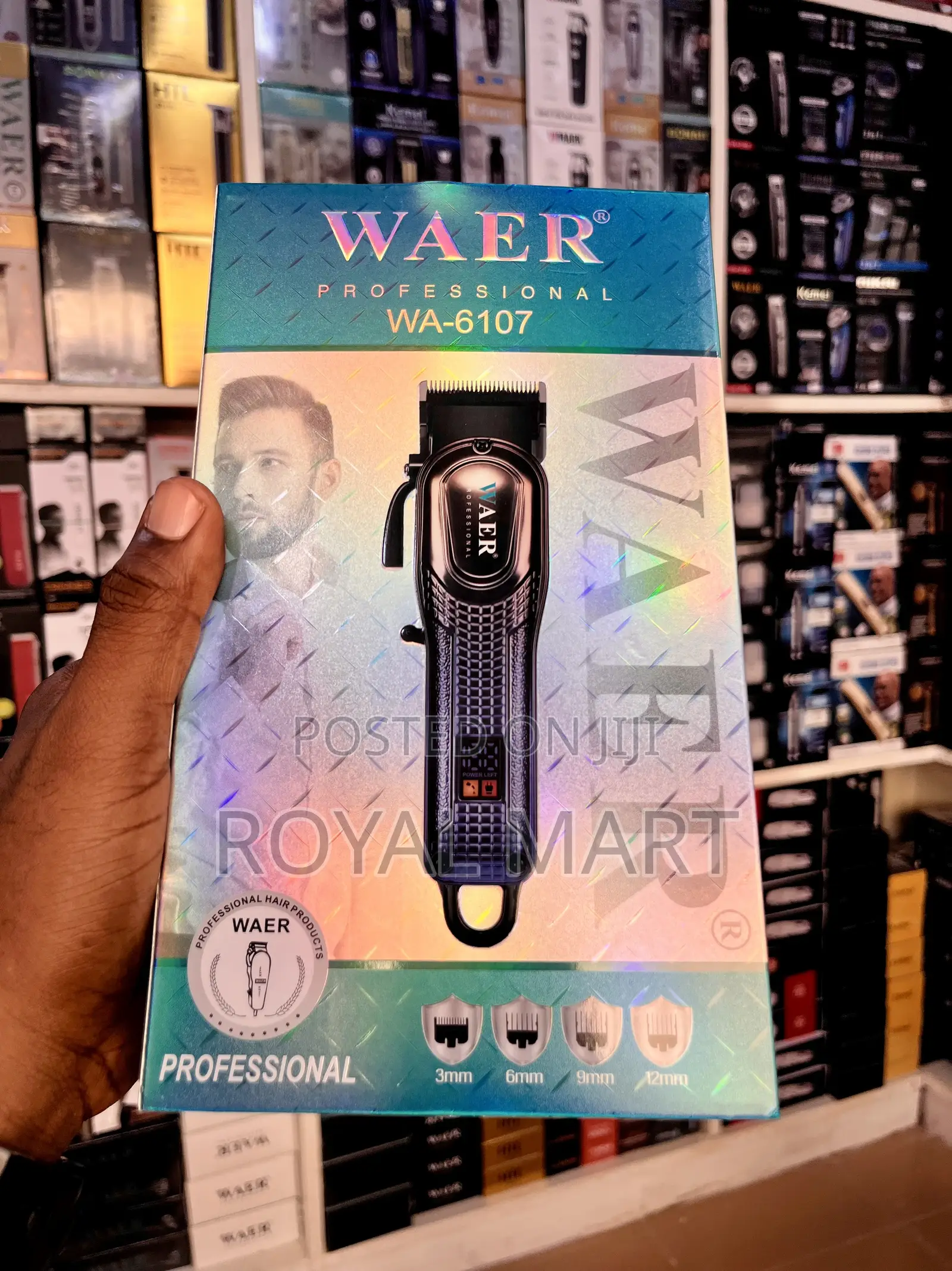 **Waer Professional Hair Clipper - Model Wa-6107**