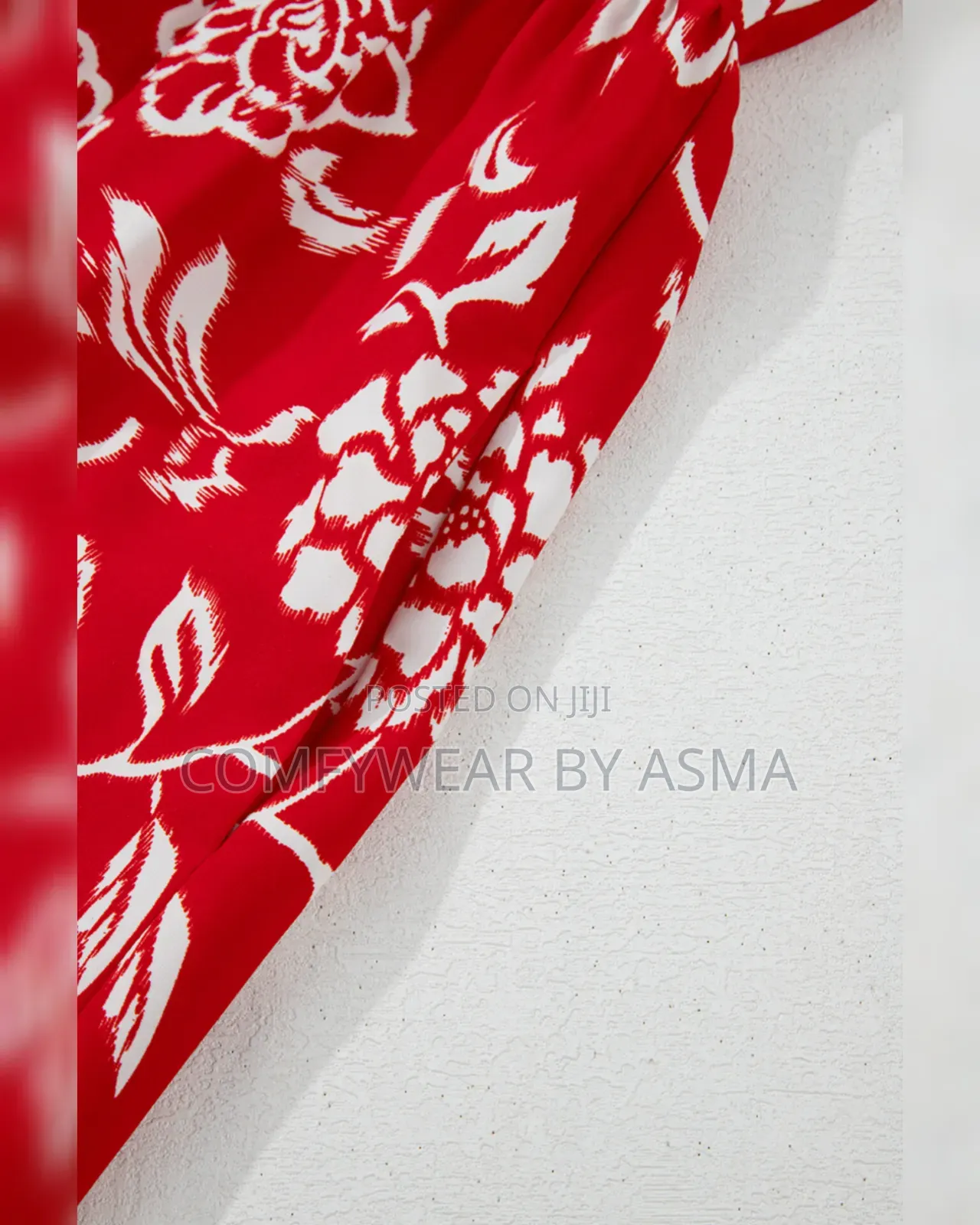 Red Floral Dress (Multiple Sizes Valentines
