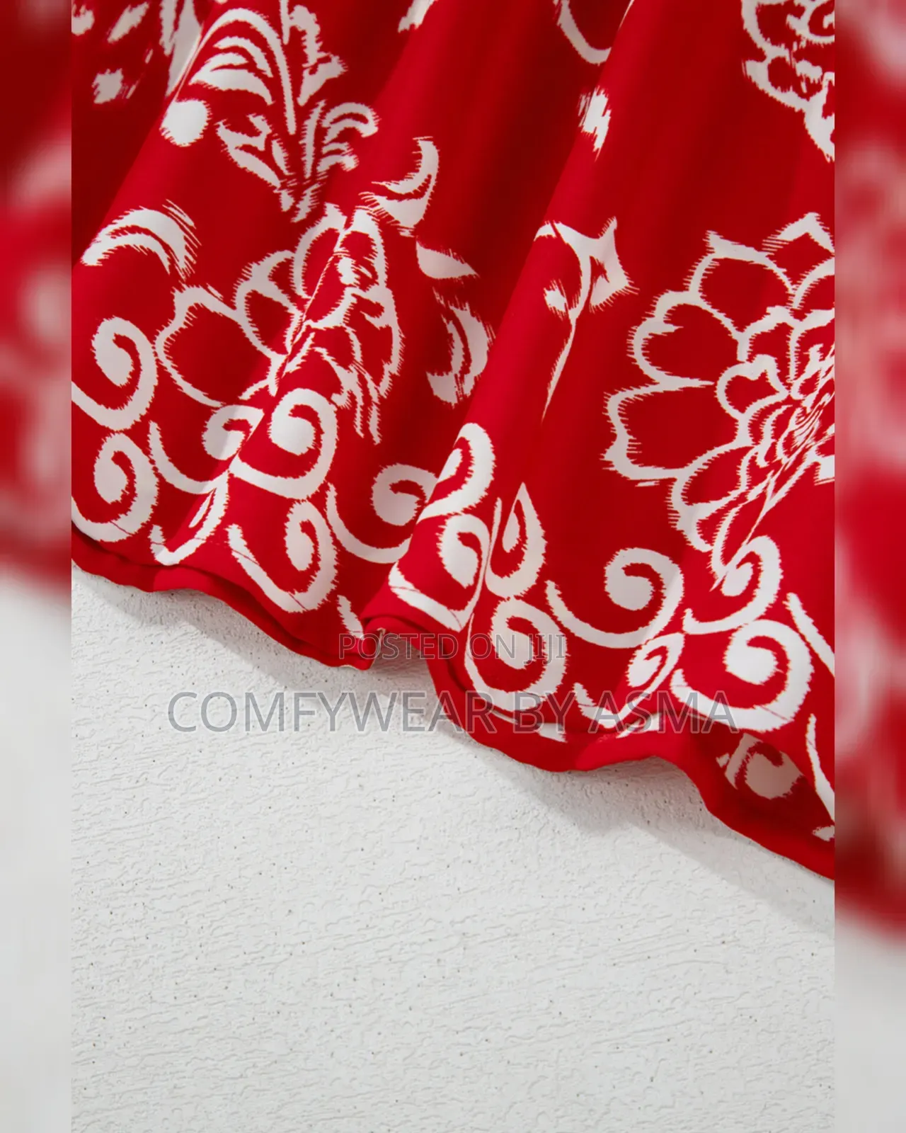 Red Floral Dress (Multiple Sizes Valentines