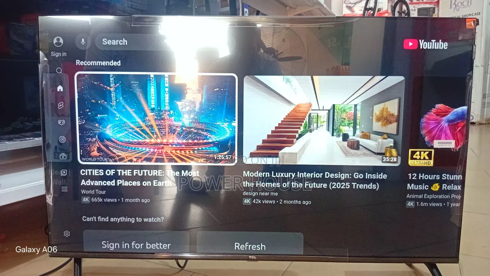 TCL Smart Tv 55inches Clear View 55inches Tv