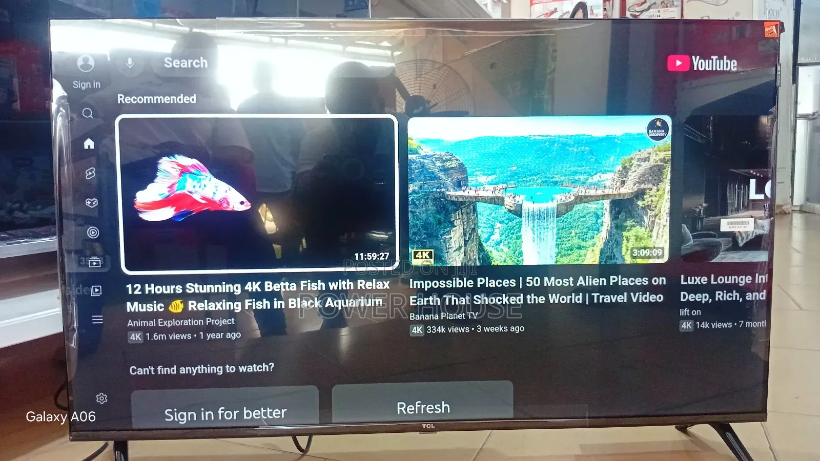 TCL Smart Tv 55 Inches Clear View 55 Inches Tv!!