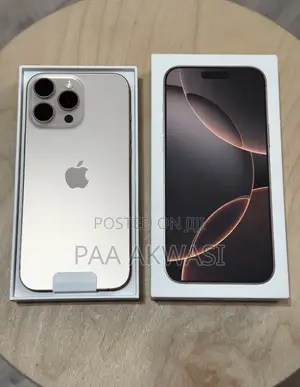 New Apple iPhone 16 Pro Max 256 GB Gold