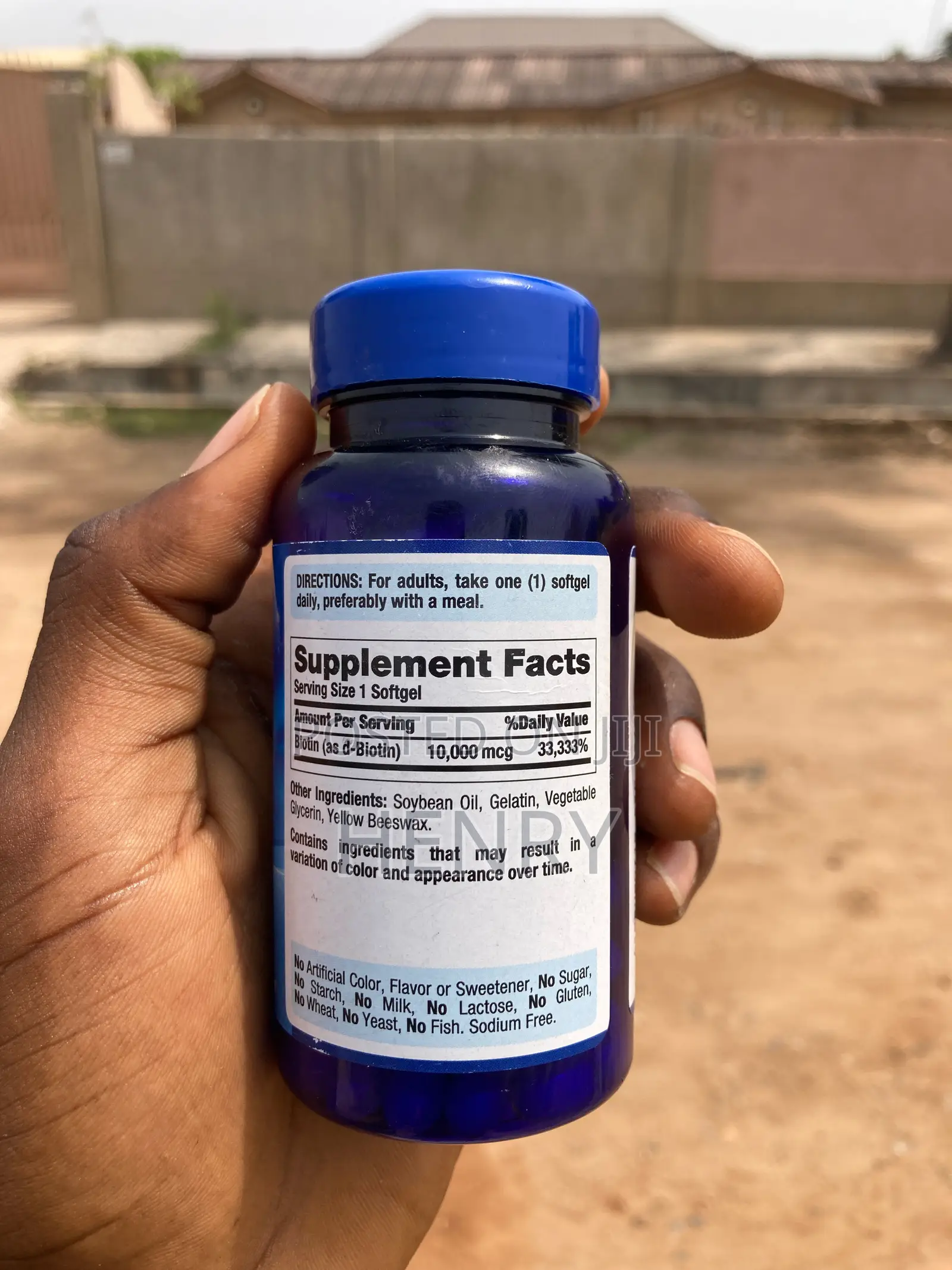 Ultra Mega Biotin 10,000 MCG – Healthy Hair, Skin Nails Support