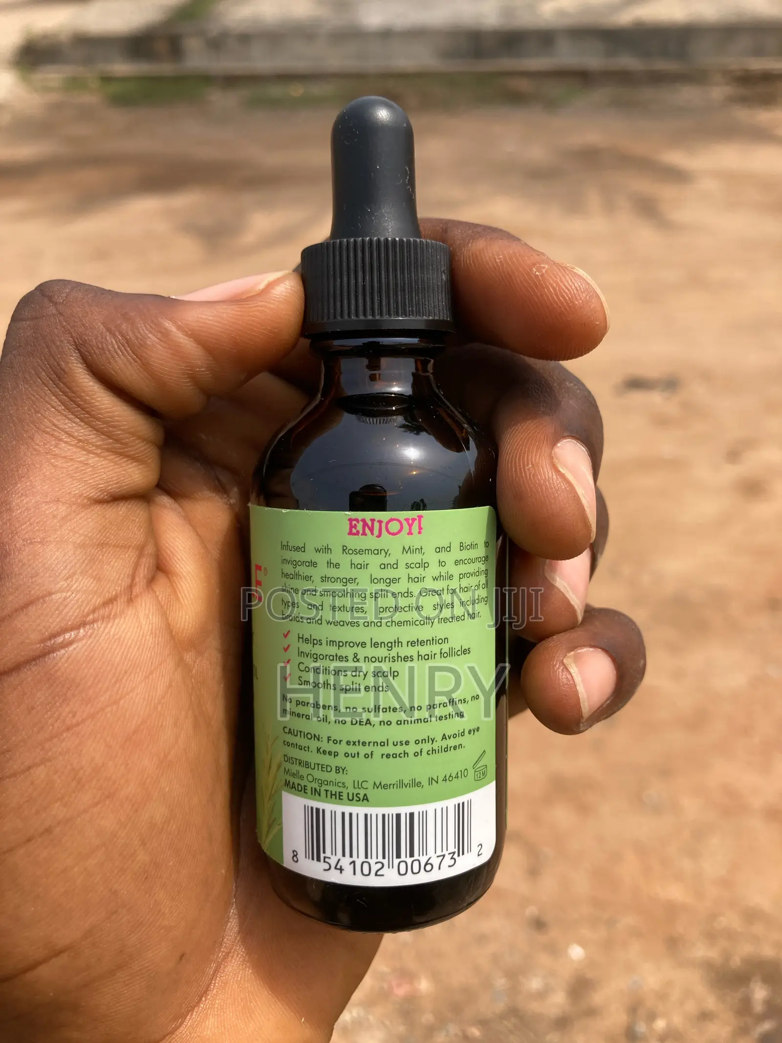Mielle Biotin-Infused Rosemary Mint Oil – Scalp Treatment Hair Care