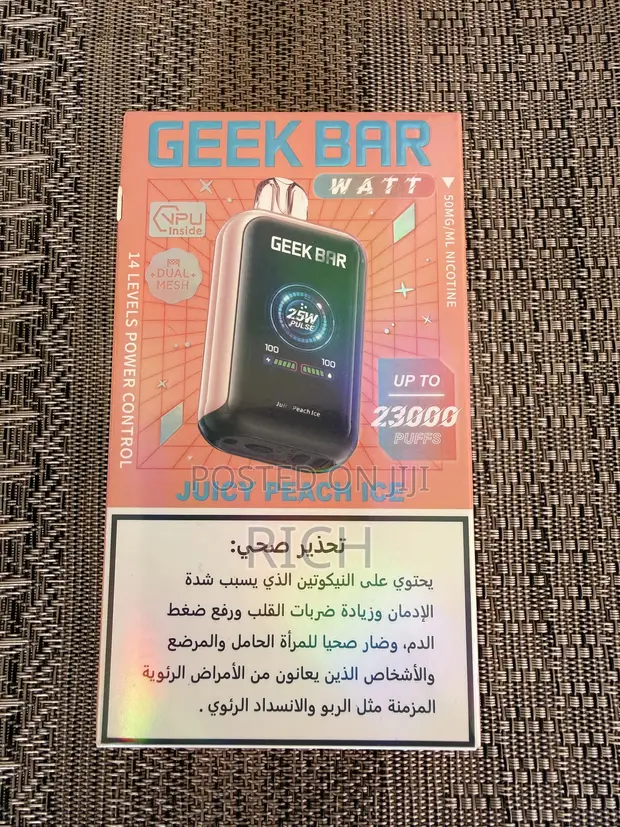 Geek Bar Vape for sale - rich  Price: GH 250 on Jiji.com.gh [Weija]