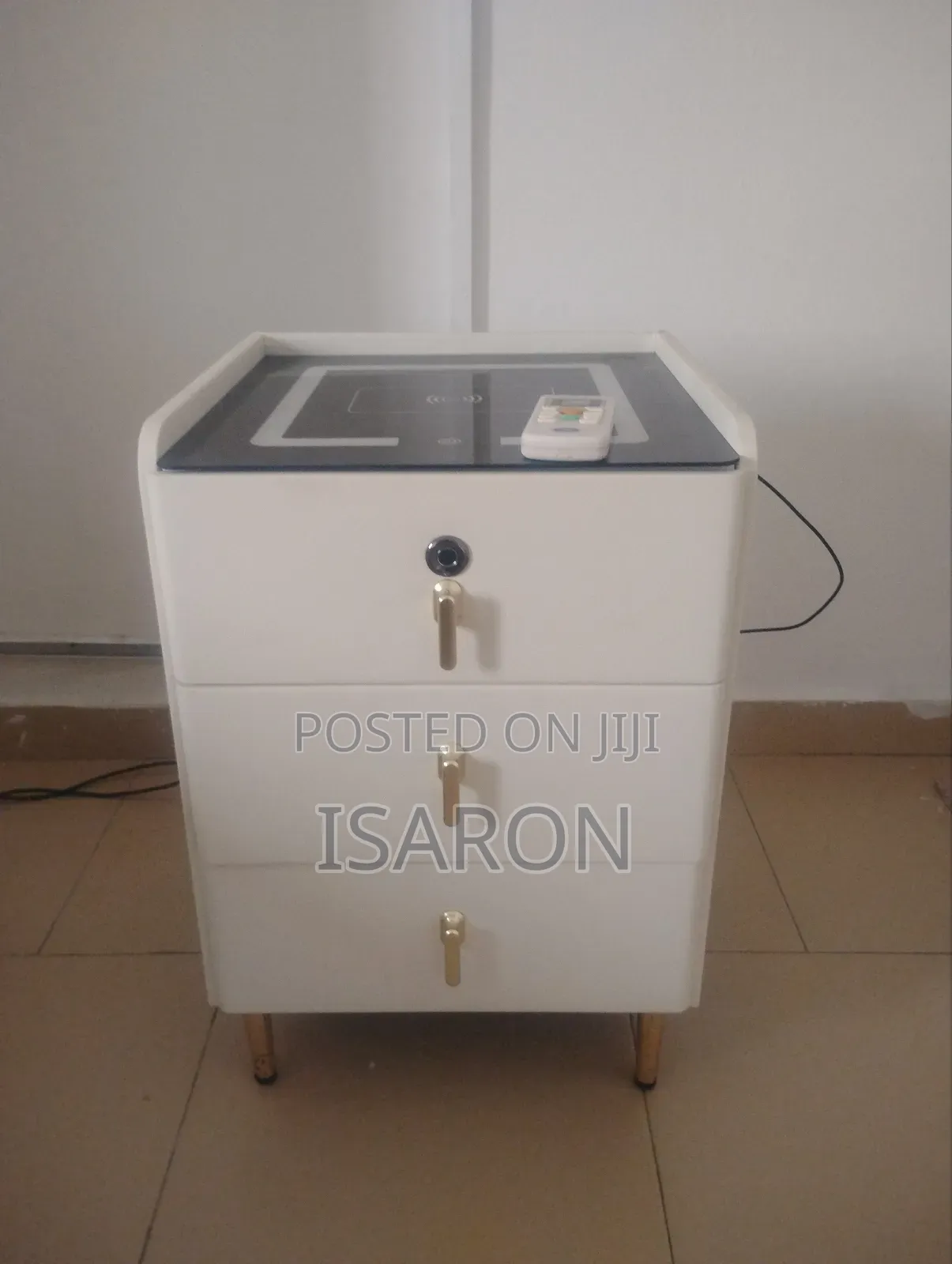 Bedside Drawer With Wireless Charger and Inbuilt Speakers