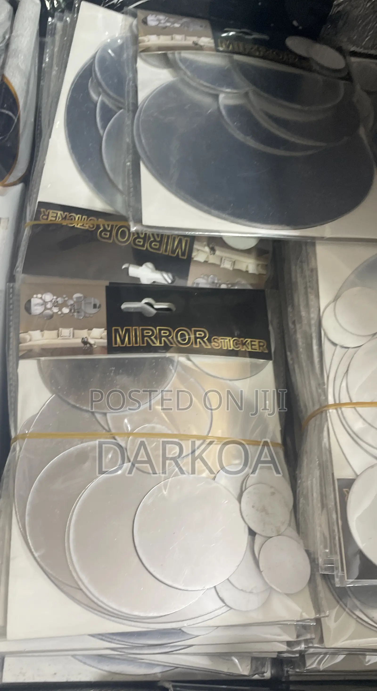 26pcs Round Acrylic Mirror Stickers