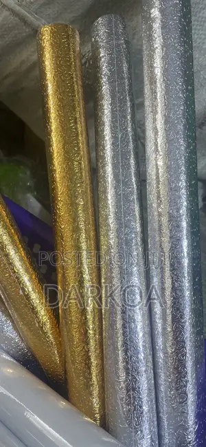 60cm X 5m Aluminum Foil Wallpaper