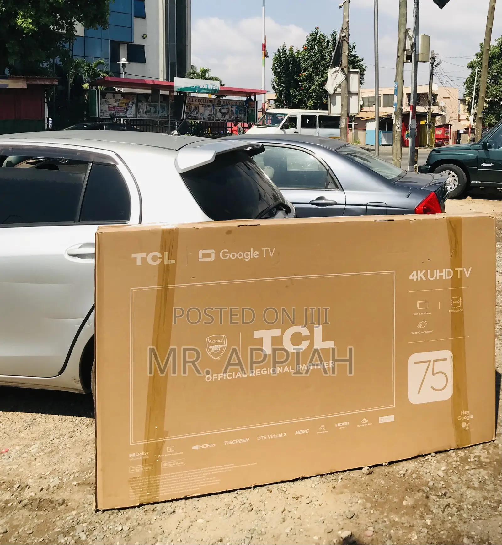 Quality TCL 75p755 75” Ultra Hd Smart Screen Tv(2025 Model)Black