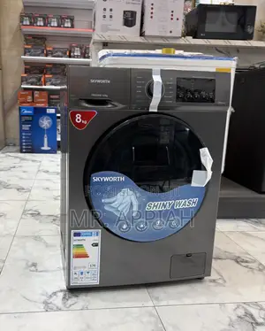 Inverter Front Load Skyworth Electric Washing Machine(Gray) 