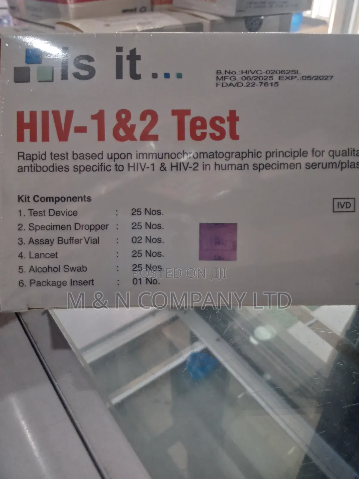 Hiv Test Kit (Medsource)